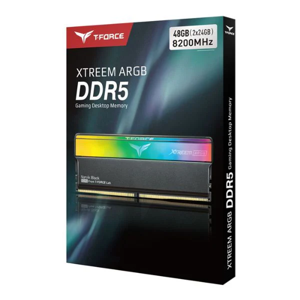 Memoria RAM TeamGroup T-FORCE Xtreem ARGB 48GB (2x24GB) DDR5 8200MHz PC5-65600 CL38 Dual Channel – Para PC - Image 4