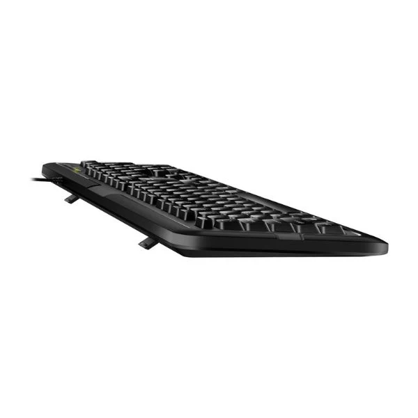 Teclado Genius KB-118 Alambrico USB, resistente a derrames, teclas silenciosas bajo perfil impresas con laser, Negro - Image 3