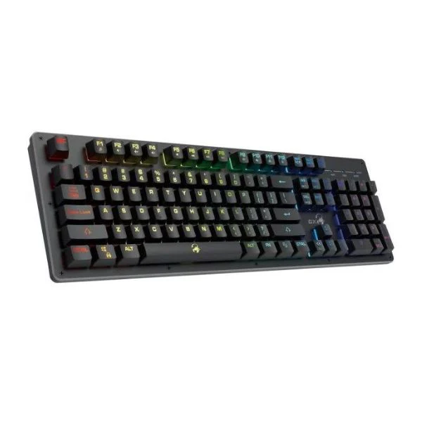 Teclado Genius Scorpion K8 Teclas flotantes retroiluminadas para juegos RGB, Base metalica, 19 teclas Anti-Ghost. - Image 2