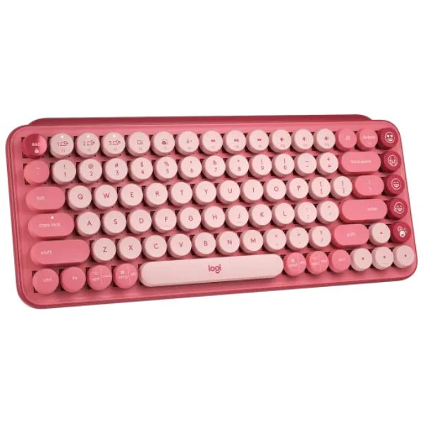 Teclado Logitech Pop Keys Bluetooth Rosado Español - Image 2