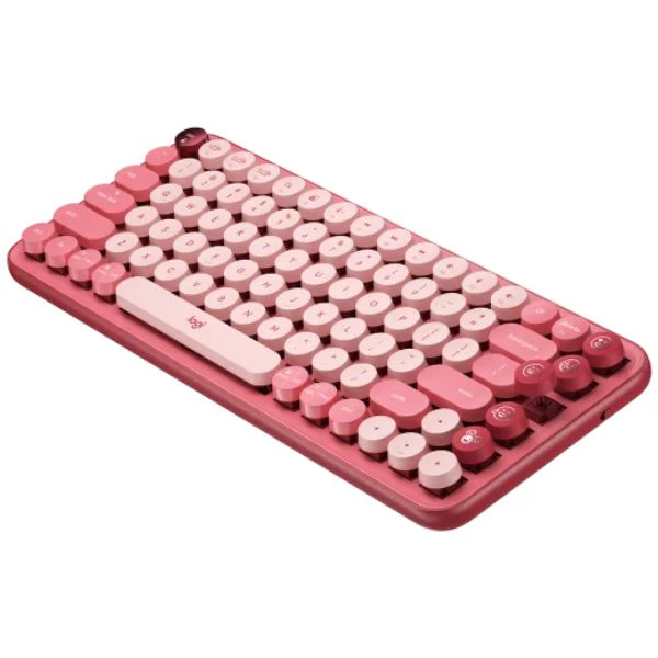 Teclado Logitech Pop Keys Bluetooth Rosado Español - Image 3