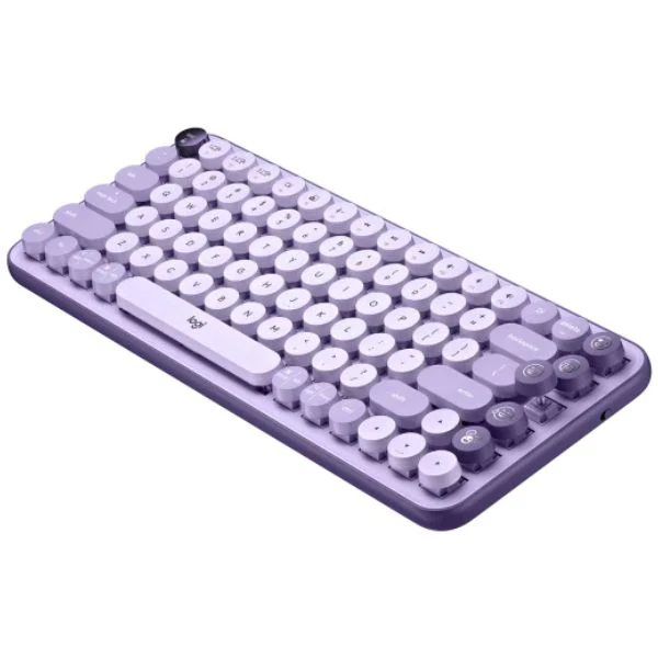 Teclado Logitech Pop Keys Bluetooth Violeta Español - Image 2