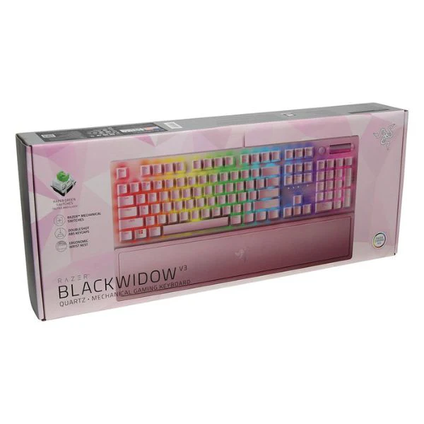Teclado Gaming Razer BlackWidow V3 Quartz Green Switch RGB – RZ03-03541800-R - Image 3