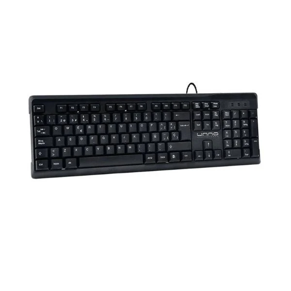 Teclado Unno Tekno Usb Español Negro KB6701BK