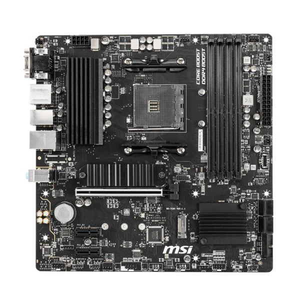 Tarjeta Madre MSI B550M PRO-VDH - Micro-ATX - AMD AM4 - DDR4 - PCIe 4.0 - M.2 - SATA III - USB 3.2 - HDMI - Image 2