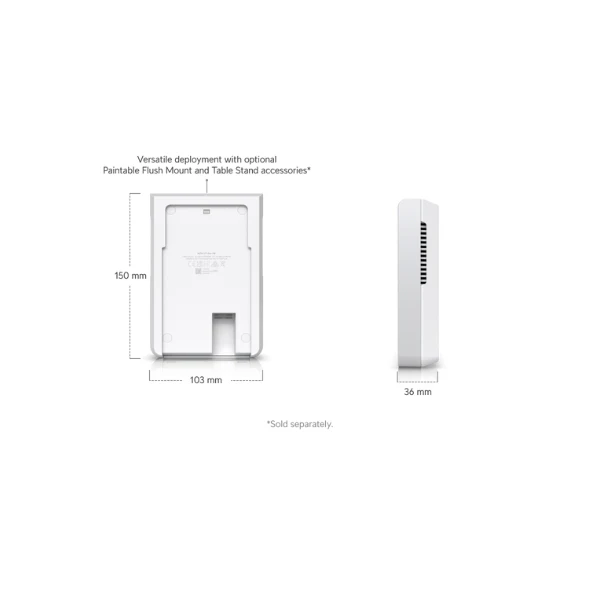 WiFi Ubiquiti UniFi U7 Pro Wall WiFi 7 Access Point BE9300 Tri-Band 2.5GbE PoE+ Montaje en Pared - Image 7